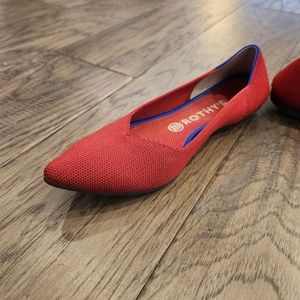 Rothys Point, Red, Size 9